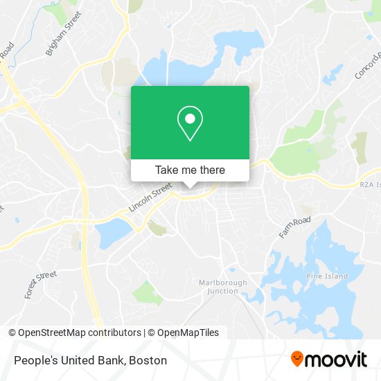 People's United Bank map