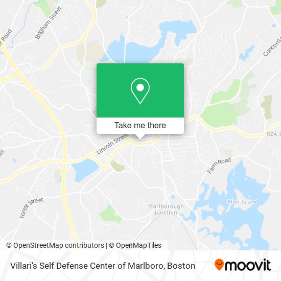 Mapa de Villari's Self Defense Center of Marlboro