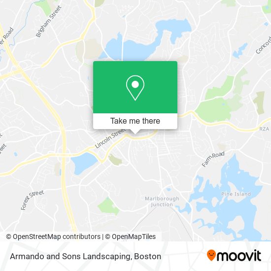 Armando and Sons Landscaping map