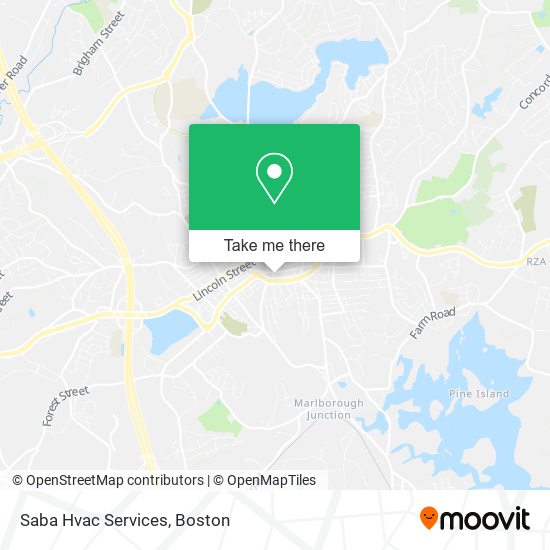 Saba Hvac Services map