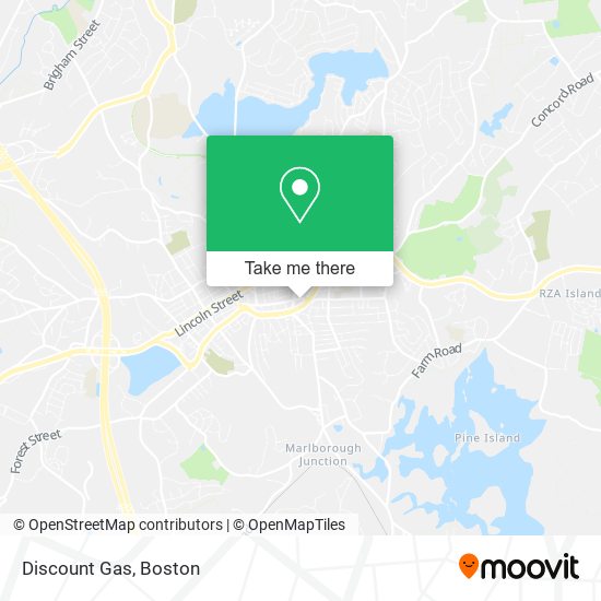 Discount Gas map