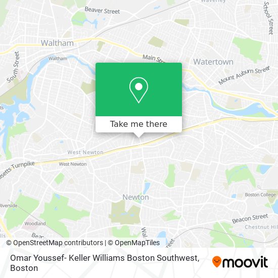 Mapa de Omar Youssef- Keller Williams Boston Southwest