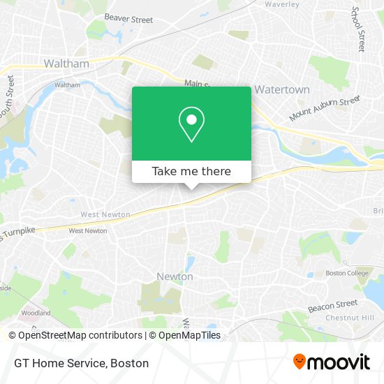GT Home Service map