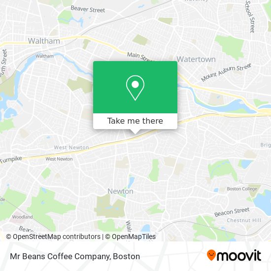 Mr Beans Coffee Company map