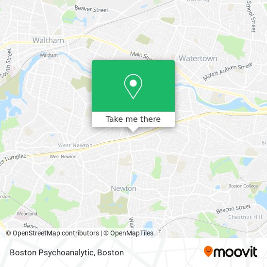 Boston Psychoanalytic map