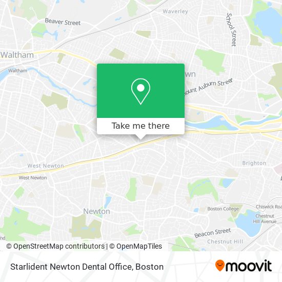 Starlident Newton Dental Office map