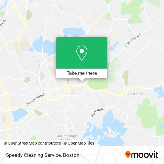 Mapa de Speedy Cleaning Service