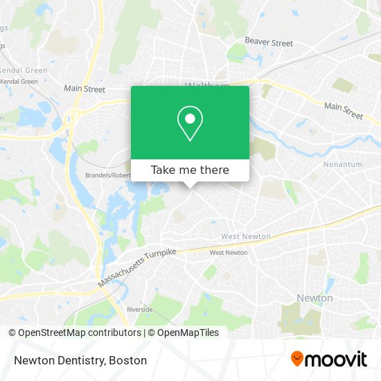 Newton Dentistry map