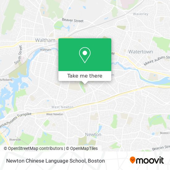 Mapa de Newton Chinese Language School