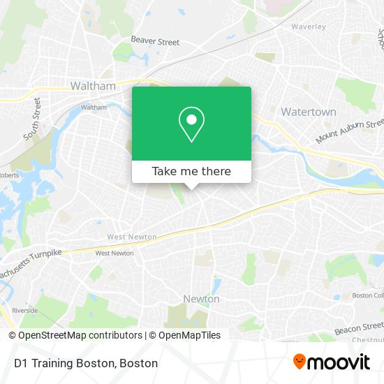 Mapa de D1 Training Boston