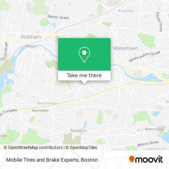 Mobile Tires and Brake Experts map