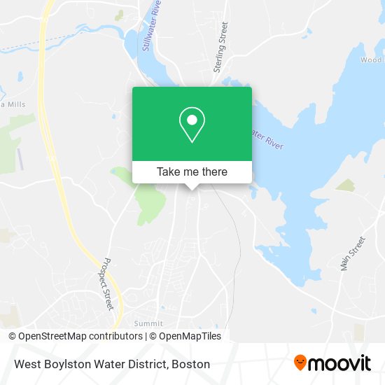 Mapa de West Boylston Water District