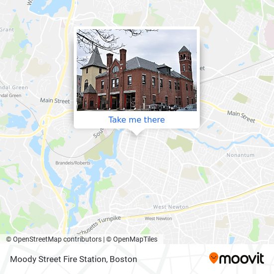 Moody Street Fire Station map