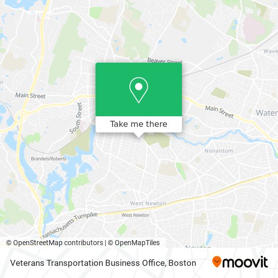 Veterans Transportation Business Office map