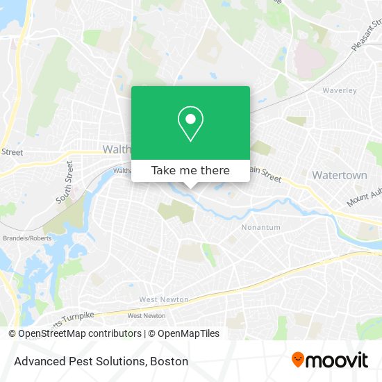 Advanced Pest Solutions map