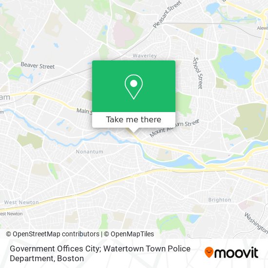 Government Offices City; Watertown Town Police Department map