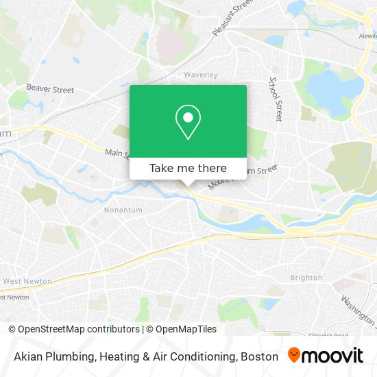 Mapa de Akian Plumbing, Heating & Air Conditioning