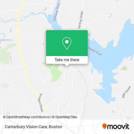 Canterbury Vision Care map