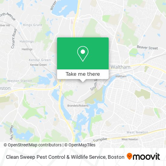 Clean Sweep Pest Control & Wildlife Service map
