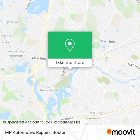 MP Automotive Repairs map