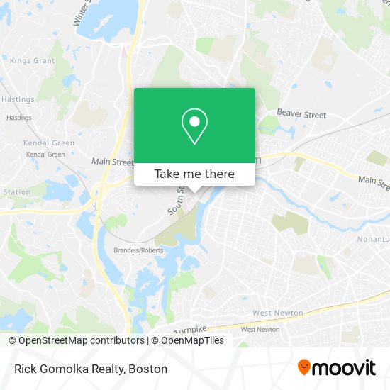 Rick Gomolka Realty map