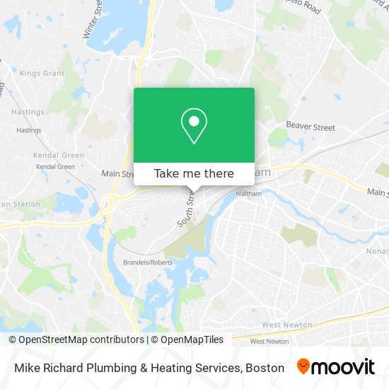 Mapa de Mike Richard Plumbing & Heating Services