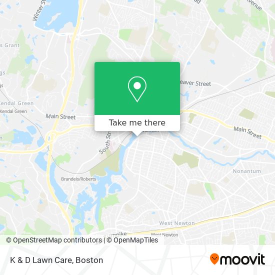 K & D Lawn Care map