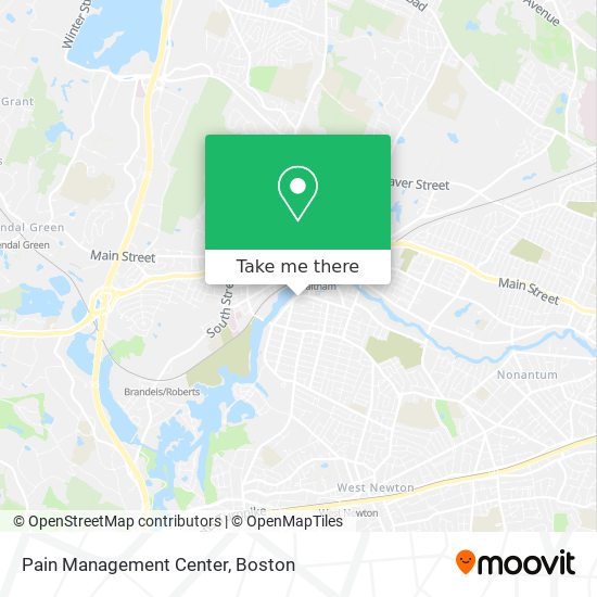 Pain Management Center map