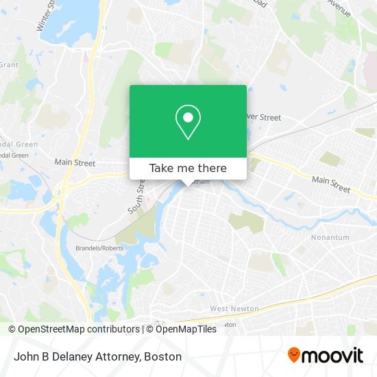 John B Delaney Attorney map