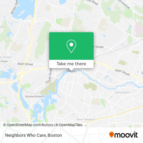 Neighbors Who Care map