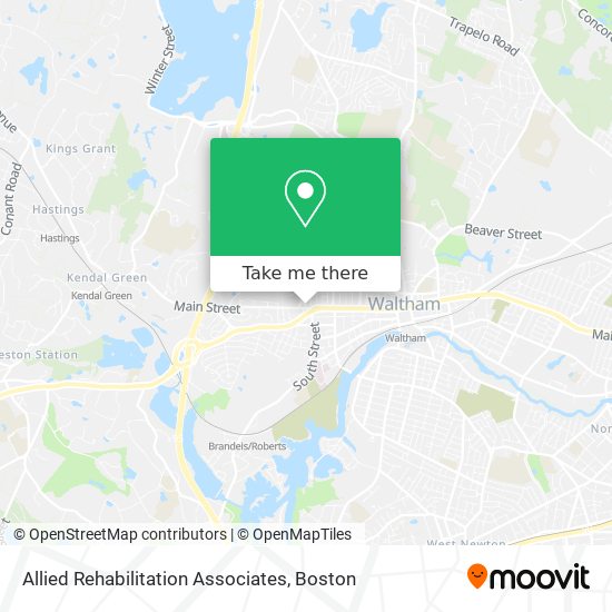 Allied Rehabilitation Associates map