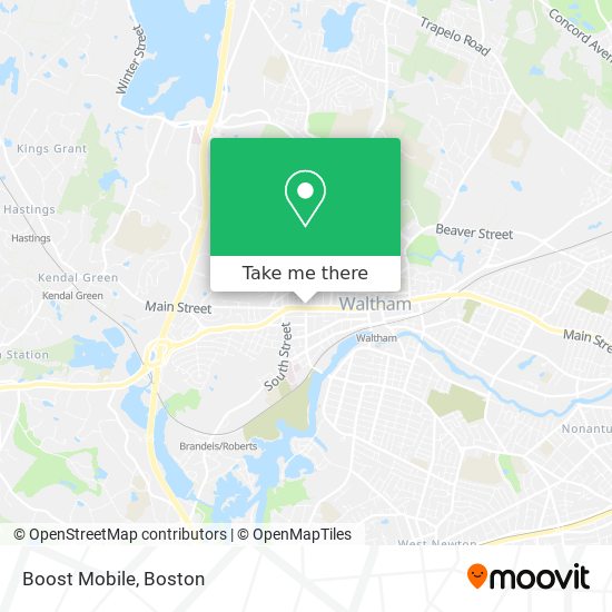 Boost Mobile map