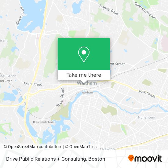 Drive Public Relations + Consulting map