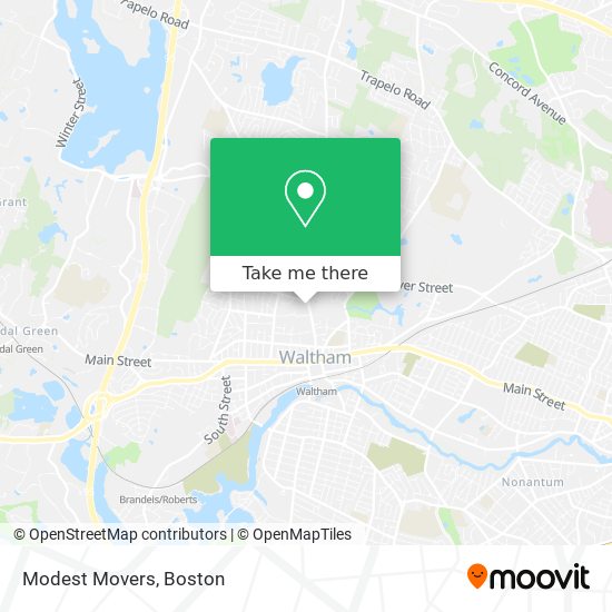 Mapa de Modest Movers