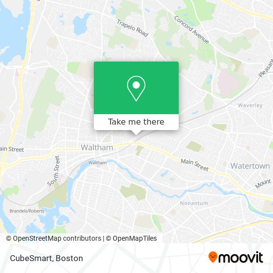 CubeSmart map