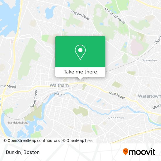 Dunkin' map