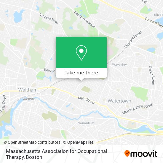 Mapa de Massachusetts Association for Occupational Therapy