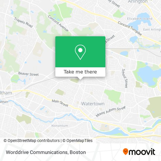 Worddrive Communications map
