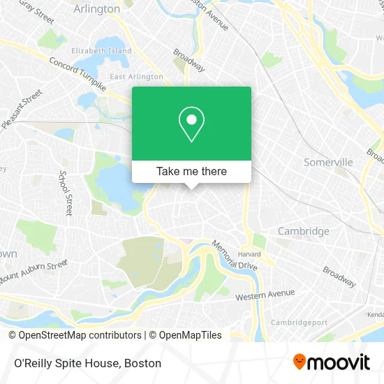 O'Reilly Spite House map