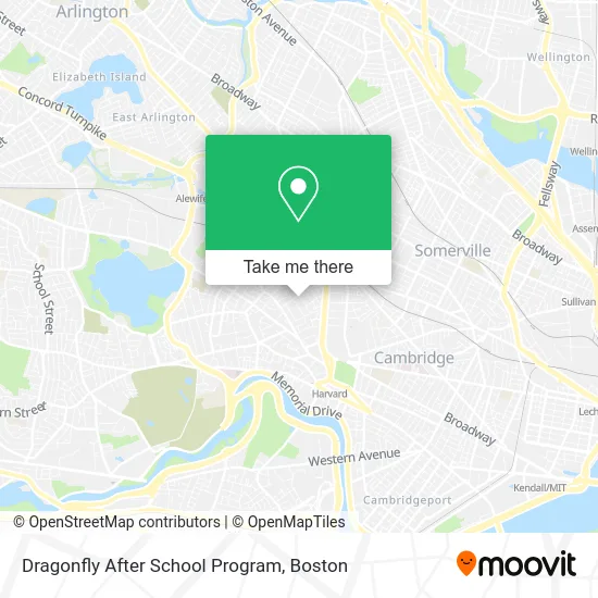 Dragonfly After School Program map