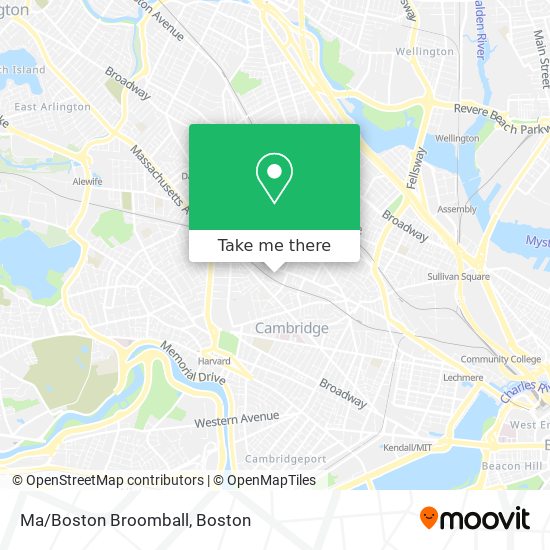 Mapa de Ma/Boston Broomball