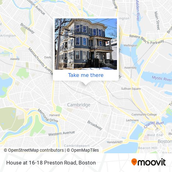 Mapa de House at 16-18 Preston Road