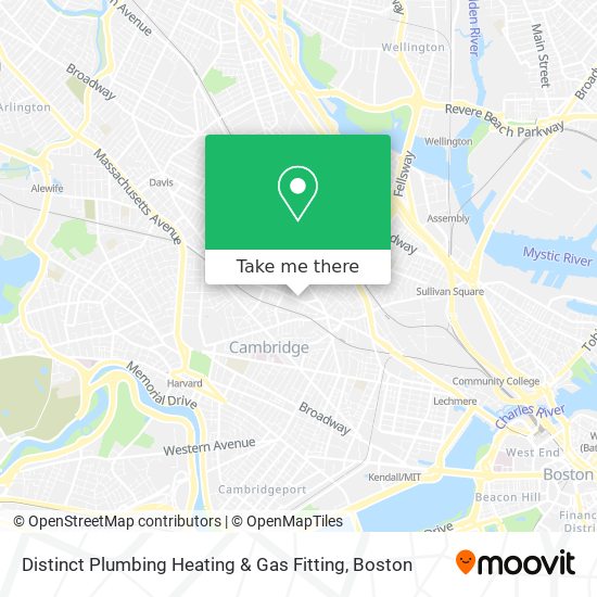 Distinct Plumbing Heating & Gas Fitting map