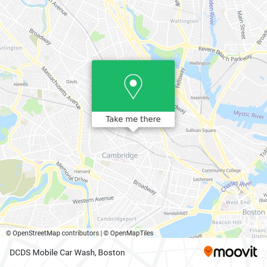 Mapa de DCDS Mobile Car Wash