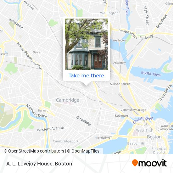 Mapa de A. L. Lovejoy House