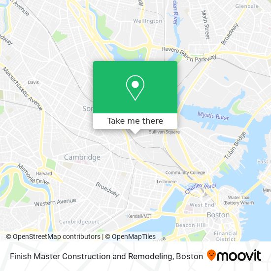 Mapa de Finish Master Construction and Remodeling