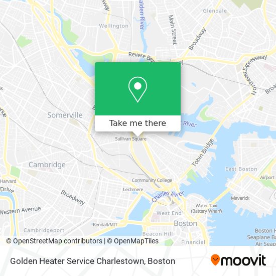 Mapa de Golden Heater Service Charlestown