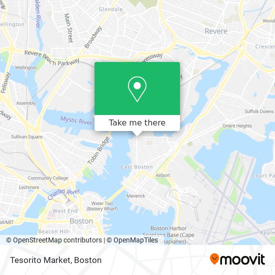 Tesorito Market map