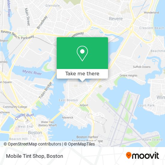 Mapa de Mobile Tint Shop