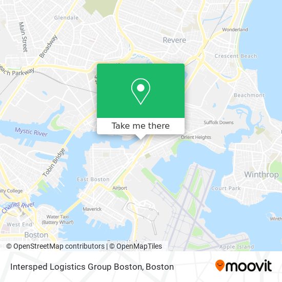 Mapa de Intersped Logistics Group Boston